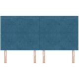  Naslon za glavu s dugmadi tamnoplavi 180 cm baršun | shoptok.hr