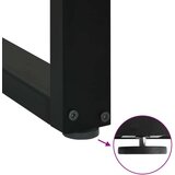 vidaXL noge kavne mizice u-oblika 3 kosa črna 90x(72-73)cm jeklo | Shoptok.si