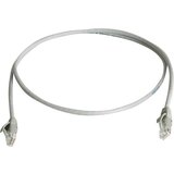 Telegärtner L00004A0178 RJ45 omrežni kabel\, Patch kabel CAT 6 U/UTP 7.50 m siva ognjevaren\, brez halogena 1 kos, (20415637) | Shoptok.si
