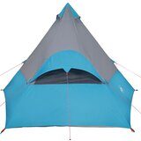 Šator tipi za kampiranje za 7 osoba plavi vodootporni | shoptok.hr