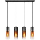 Globo 21000-4HG - Luster na sajli ANNIKA 4xE27/25W/230V crna/bakarna | Eponuda.com