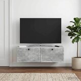 TV ormar za zid Betonska siva 98 x 31 x 30 cm Konstruirano drvo | Eponuda.ba
