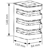  Solarno zidno LED svetlo AGIDE LED/1,2V 300 mAh IP44 | Eponuda.com