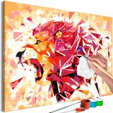  Slika za samostalno slikanje - Abstract Lion 60x40 Cijene