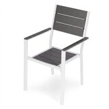 Multi Garden Set od 2 vrtne stolice za terasu ili balkon, HDPE i čelik, sivo-bijele | shoptok.hr