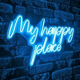 WALLXPERT dekorativno led osvetljenje 'my happy place' - plavo