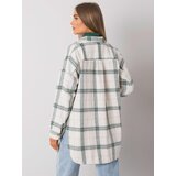 RUE PARIS Shirt-TO-KS-0810-3.32-white-green | Shoptok.si