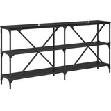  Konzolna stolica Crni hrast 160 x 30 x 75 cm Konstruirano drvo | shoptok.hr