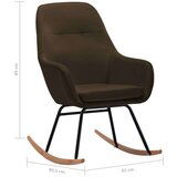  Gugalni stol rjavo blago | Shoptok.si