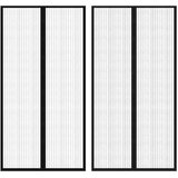 Mreža protiv insekata magnetom 2 kom 210 x 100 cm Crna | shoptok.hr