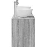  Set ormarića za kupaonicu 3 kom. Siva Sonoma 49,5 x 41 x 64,5 cm | shoptok.hr