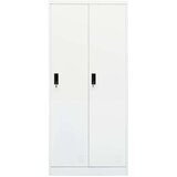 vidaXL Garderobna omara bela 80x50x180 cm jeklo | Shoptok.si