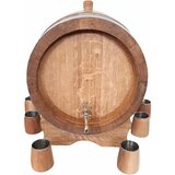  Hrastova bačva 15L + 6 čaša | shoptok.hr