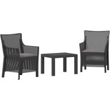  Sedežna garnitura z blazino 3 pcs Antracit PP, (5000262197) | Shoptok.si