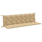  Jastuci za vrtnu klupu 2 kom bež 200x50x7 cm tkanine | shoptok.hr