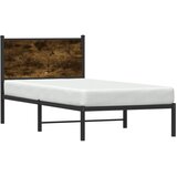  Metalni okvir kreveta bez madraca boja hrasta 90x190 cm | shoptok.hr