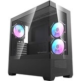 Darkflash DS900 AIR kućište + 6 ARGB ventilatora, crno, bez napajanja | shoptok.hr