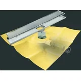 kanalica za kupatilo sa rešetkom za keramiku i mikrocement i dry 50 hidroizolacionom membranom linear flat 80 mc