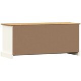  Klupa za cipele VIGO bijela 106 x 35 x 45 cm masivna borovina | Eponuda.com
