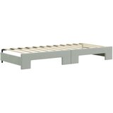  Dnevni krevet na razvlačenje svjetlosivi 90 x 200 cm baršunasti | shoptok.hr