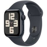 Apple Watch SE (2024) GPS + Cell. 44mm Midnight AC, Midnight Sport Band - S/M, (MXGL3QCA) | shoptok.hr