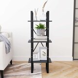 vidaXL Knjižna omara 3-nadstropna siva 40x30x105 cm trdna borovina | Shoptok.si