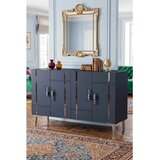 Hanah home komoda Ilay 120, 120 cm, antracit / srebrna | Eponuda.com