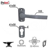 Dabel Kvaka rozeta za metalna vrata jača siva 30/61/6/105/9mm cil DBP3 (0101905) | Eponuda.com
