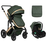 Kikka Boo kolica Darling premium set 2u1 sa autosedištem I-Size Army Green cene