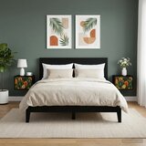  Wall-mounted noćni ormarić ZAANDAM 2 kom. Crni hrast - Crni hrast Print šume 2 | shoptok.hr