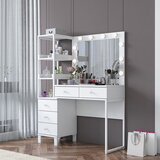 Hanah home toaletni stolić, bijeli Cijene