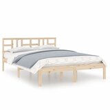 The Living Store Posteljni okvir iz trdnega lesa 140x190 cm - Posteljni Okvir, (21530381) | Shoptok.si