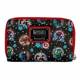 Loungefly marvel avengers tattoo zip around wallet