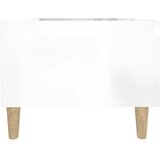  Bočni stolić sjajni bijeli 50 x 46 x 35 cm konstruirano drvo | shoptok.hr