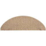  Samolepilne preproge za stopnice sisal 15 kosov 65x21x4 peščene, (20753455) | Shoptok.si