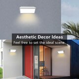  Brilagi - LED spoljašnje zidno svetlo TRIANGLE LED/20W/230V bela IP65 | Eponuda.com