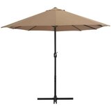  Zunanji senčnik z aluminijastim drogom 460x270 cm taupe | Shoptok.si