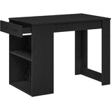  Radni stol s ladicom i policom crni hrast 102x62x77,5 cm | shoptok.hr