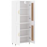  Visoka komoda bijela 69,5x34x180 cm konstruirano drvo | shoptok.hr