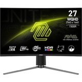 MSI Zaslon MAG-27CQ6PF / 27" / WQHD / 180Hz / 0.5ms (GtG) / ukrivljen / črn - nastavljiv po višini | Shoptok.si