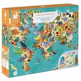 Janod otroški izobraževalni puzzli s figuricami the dinosaurs 200 kosov | Shoptok.si