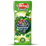 Nectar family negazirani sok borovnica, 0.2L cene