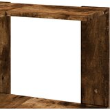  Kutni regal za knjige 3 razine boja hrasta 50x50x102 cm drveni | Eponuda.com