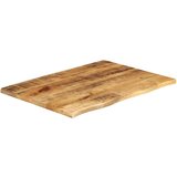 Stolna Mizna plošča 70x60x3,8 cm naraven rob trden robusten mangov les, (21410538) | Shoptok.si
