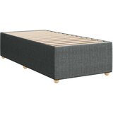  Boxspring krevet s madracem Tamnosiva 90 x 200 cm Tkanina - Tamnosiva 90 x 200 cm Dizajn linija | shoptok.hr