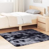 vidaXL Košata preproga temno siva 120x120 cm poliester Cene