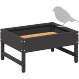 Feeder za ptice Crna 80 x 28 x 13.5 cm Hladno valjani čelik | shoptok.hr