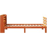 vidaXL Okvir kreveta s uzglavljem voštano smeđi 75x190 cm od borovine | shoptok.hr