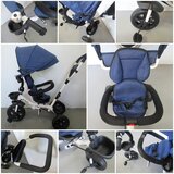  Tricikl "T4 Max" 4u1 - tamno plavi | Shoptok.si