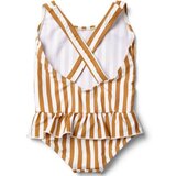 Liewood dječji kupaći kostim s uv zaštitom amara stripe mustard | shoptok.hr